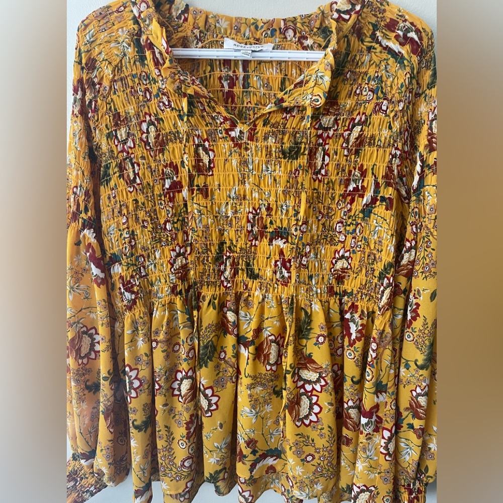 Rose and Olive blouse